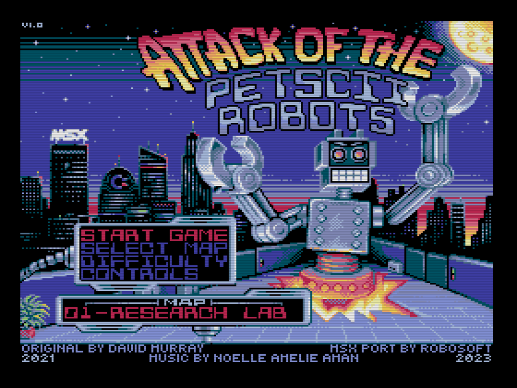 MSXdev23 #18 Attack of the Petscii Robots